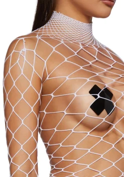 x_Leg Avenue Lingerie*Ice The Damned Fishnet Bodysuit