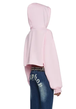 Playboy by Dolls Kill Outerwear|Sweatshirts & Hoodies*Iconic Heartthrob Cropped Hoodie