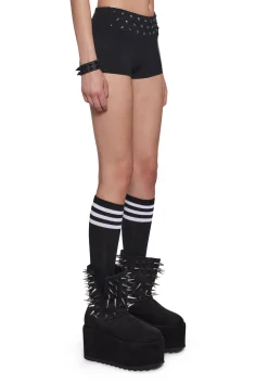 Widow Bottoms|Shorts*Iconic Studded Booty Shorts