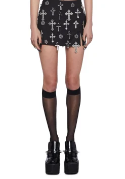 Widow Bottoms|Skirts*Idol Worship Mini Skirt