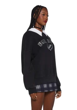 Dolls Kill x Clueless Outerwear|Sweatshirts & Hoodies*I'll Call You Rhinestone Sweatshirt