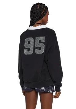 Dolls Kill x Clueless Outerwear|Sweatshirts & Hoodies*I'll Call You Rhinestone Sweatshirt