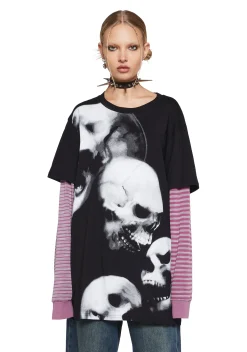 Current Mood Tops|Plus*Illusive Hallucinations Long Sleeve Top