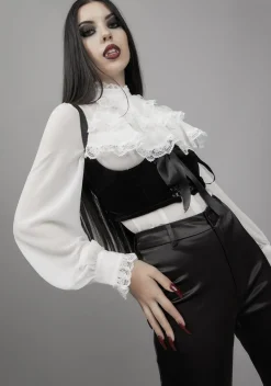 Widow Tops*I'm No Angel Chiffon Blouse
