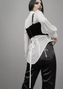 Widow Tops*I'm No Angel Chiffon Blouse