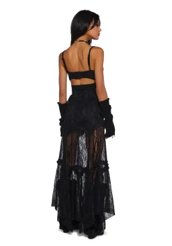 Current Mood Dresses|Plus*Imagined West Maxi Dress - Black