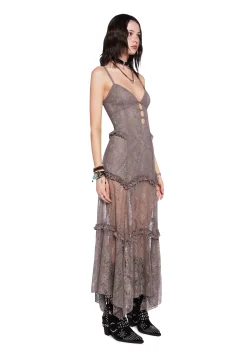 Current Mood Dresses*Imagined West Maxi Dress - Brown