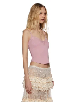 Current Mood Tops|Plus*In My Aura Cami Tank - Pink
