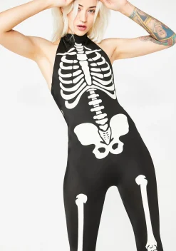 Trickz N' Treatz Jumpsuits & Rompers*In My Bones Catsuit