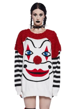 Trickz N' Treatz Tops*In Stitches Oversized Sweater