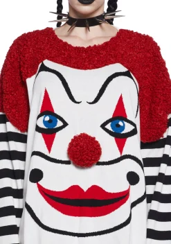 Trickz N' Treatz Tops*In Stitches Oversized Sweater