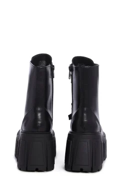 Club Exx Boots|Platforms*Interstellar Wave Platform Boots - Black