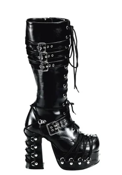 Demonia Boots|Platforms*Into Oblivion Corset Platform Boots