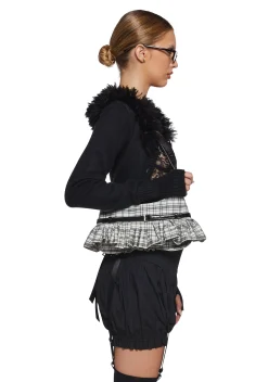 Sugar Thrillz Tops*Intrigue Overdue Long Sleeve Top