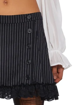 dELiA*s by Dolls Kill Bottoms|Skirts*It’s Been Real Pinstripe Mini Skirt