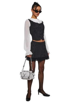 dELiA*s by Dolls Kill Bottoms|Skirts*It’s Been Real Pinstripe Mini Skirt