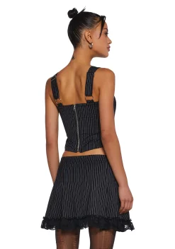 dELiA*s by Dolls Kill Bottoms|Skirts*It’s Been Real Pinstripe Mini Skirt