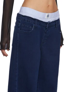 dELiA*s by Dolls Kill Bottoms|Pants*It’s So Over Boxer Wide Leg Jeans