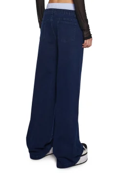 dELiA*s by Dolls Kill Bottoms|Pants*It’s So Over Boxer Wide Leg Jeans