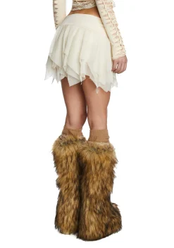 Current Mood Bottoms|Skirts*Ivory Tiny Treasures Mini Skort