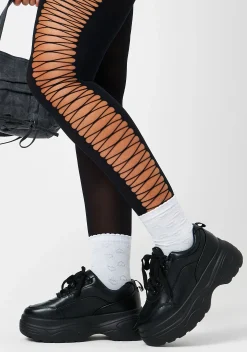 Koi Footwear Platforms|Sneakers*Jennie Striker Chunky Bubble Trainers - Black