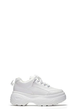 Koi Footwear Platforms|Sneakers*Jennie Striker Chunky Bubble Trainers - White