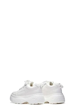 Koi Footwear Platforms|Sneakers*Jennie Striker Chunky Bubble Trainers - White
