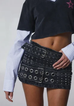 Generation Kiss Bottoms|Skirts*Joan Buckle Mini Skirt