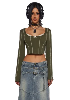 Current Mood Tops*Journaling Thoughts Long Sleeve Top