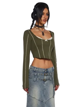 Current Mood Tops*Journaling Thoughts Long Sleeve Top