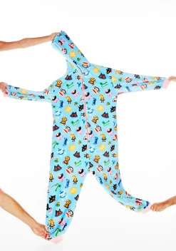 Dolls Kill x Paul Frank Lingerie*Joyous Daydream Fleece Onesie