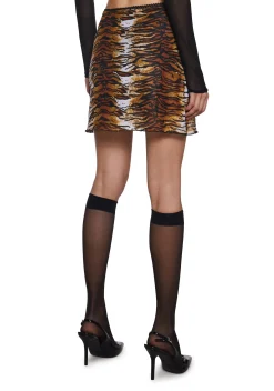 Current Mood Bottoms|Skirts*Jungle Club Mesh Skirt