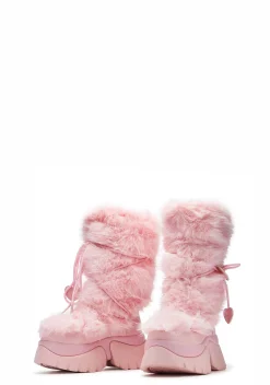 Koi Footwear Boots|Platforms*Kawaii Sasquatch Fluffy Snow Boots