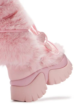 Koi Footwear Boots|Platforms*Kawaii Sasquatch Fluffy Snow Boots