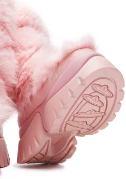 Koi Footwear Boots|Platforms*Kawaii Sasquatch Fluffy Snow Boots