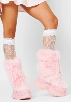 Koi Footwear Boots|Platforms*Kawaii Sasquatch Fluffy Snow Boots