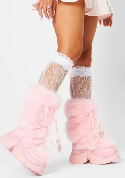 Koi Footwear Boots|Platforms*Kawaii Sasquatch Fluffy Snow Boots