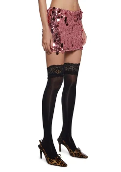 Generation Kiss Bottoms|Skirts*Kaylee Sequin Mini Skirt