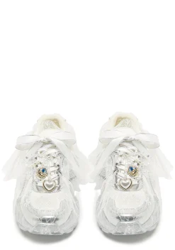 Koi Footwear Platforms|Sneakers*Kelpie Whimsical Terrain Sneakers- Ivory