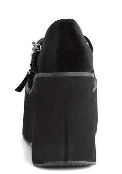 Demonia Platforms|Mary Janes*Kera-10 Platform Mary Janes