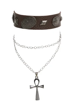 x_ATVT Jewelry*Key Of Life Layered Necklace