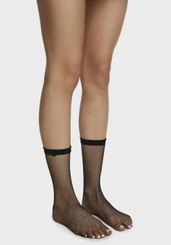 x_Leg Avenue Socks & Tights*Kick Da Bucket Fishnet Socks