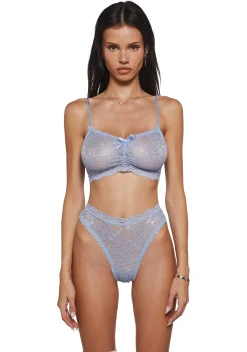 Widow Lingerie|Plus*Kinda Blue Lingerie Set