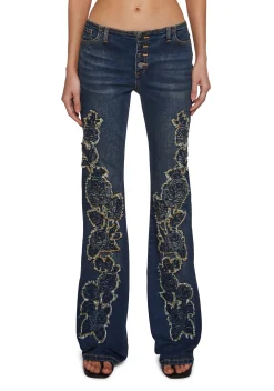 dELiA*s by Dolls Kill Bottoms|Pants*King’s Road Flared Jeans