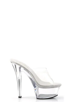 Pleaser Sandals*Kiss-201 Peep Toe Slides