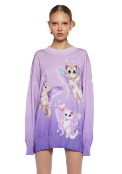 dELiA*s by Dolls Kill Tops|Plus*Kitty Fairyland Knit Sweater