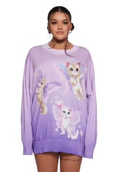 dELiA*s by Dolls Kill Tops|Plus*Kitty Fairyland Knit Sweater