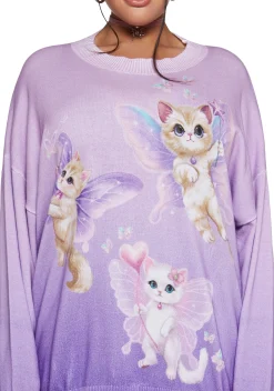 dELiA*s by Dolls Kill Tops|Plus*Kitty Fairyland Knit Sweater