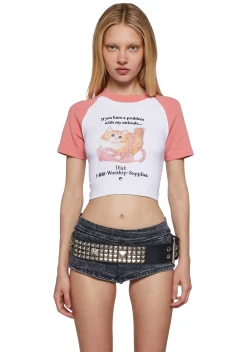 Worship Tops*Kitty Kitty Raglan Tee
