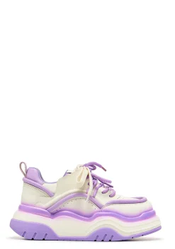Koi Footwear Platforms|Sneakers*Neon Reef Platform Trainers - Violet